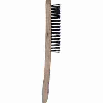 Wooden Handle Mild Steel Wire Brush(JEFBRWCS01)