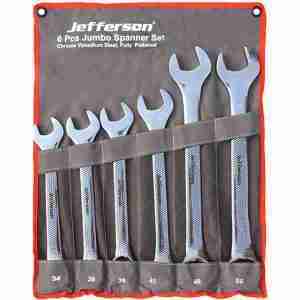 6 Piece Jumbo Combination Spanner Set(JEFCSS06)