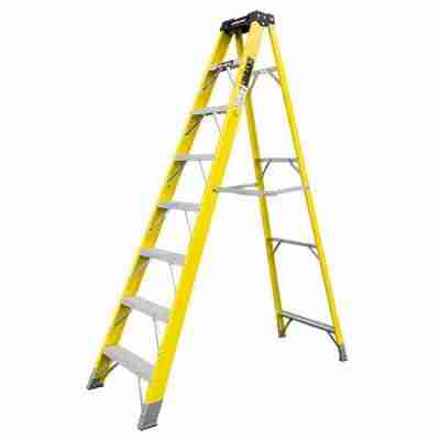 7+1 Tread Fibreglass Step Ladder(JEFLADFGLS08) 7+1 Tread Fibreglass Step Ladder(JEFLADFGLS08)