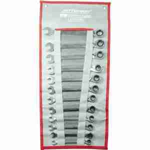 12 Piece Reversible Ratchet Spanner Set(JEFRRSS12B)