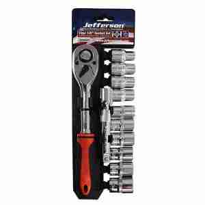 12 Piece 1/2" Socket Set(JEFSOC011)