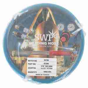 SWP "5/16 X 10 MTR OXY HOSE - 8MM c/w 3/8"" FITTING"(O1380) SWP "5/16 X 10 MTR OXY HOSE - 8MM c/w 3/8"" FITTING"(O1380)