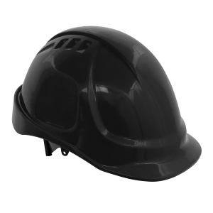 Worksafe Vented Safety Helmet - Black Worksafe Vented Safety Helmet - Black