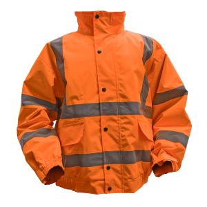 Worksafe Hi-Vis Orange Jacket with Quilted Lining, Elasticated Waist & Cuffs - X-Large Worksafe Hi-Vis Orange Jacket with Quilted Lining, Elasticated Waist & Cuffs - X-Large
