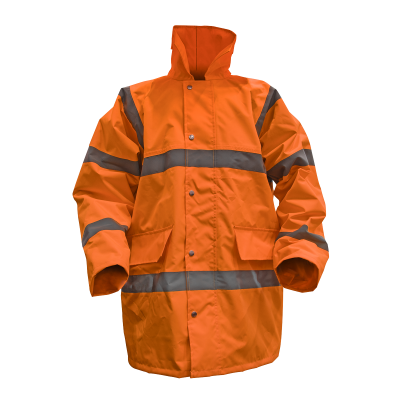Worksafe Hi-Vis Orange Jacket with Quilted Lining - X-Large Worksafe Hi-Vis Orange Jacket with Quilted Lining - X-Large