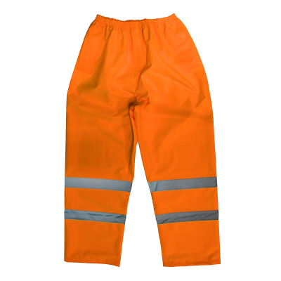 Worksafe Hi-Vis Orange Waterproof Trousers - X-Large Worksafe Hi-Vis Orange Waterproof Trousers - X-Large