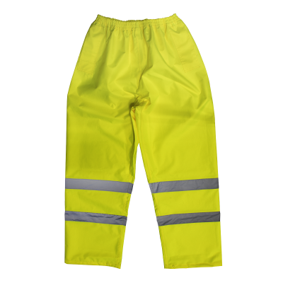 Worksafe Hi-Vis Yellow Waterproof Trousers - XX-Large Worksafe Hi-Vis Yellow Waterproof Trousers - XX-Large