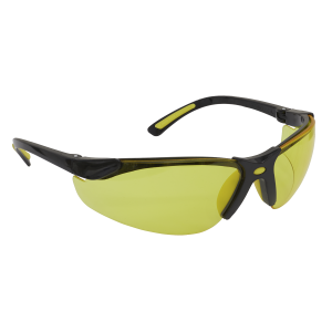Worksafe Zante Style Amber Lens Safety Glasses with Flexi Arms Worksafe Zante Style Amber Lens Safety Glasses with Flexi Arms