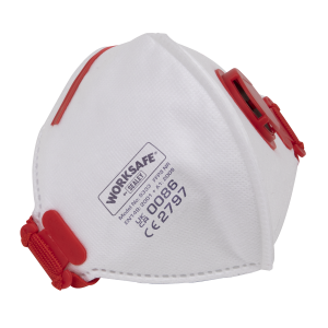Worksafe Valved Fold Flat Mask FFP3 - Pack of 3 Worksafe Valved Fold Flat Mask FFP3 - Pack of 3
