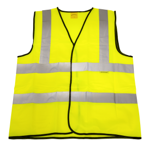 Worksafe Hi-Vis Yellow Waistcoat - Large Worksafe Hi-Vis Yellow Waistcoat - Large