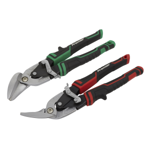 Premier High Leverage Offset Aviation Tin Snip Set 2pc Premier High Leverage Offset Aviation Tin Snip Set 2pc
