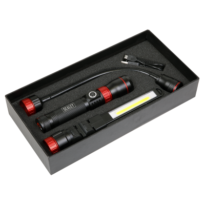3-in-1 Interchangeable Rechargeable Inspection Light COB LED 3-in-1 Interchangeable Rechargeable Inspection Light COB LED