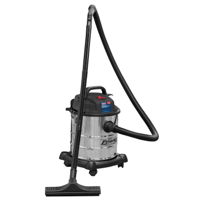 Vacuum Cleaner Wet & Dry Stainless Steel Drum 20L 1200W/230V Vacuum Cleaner Wet & Dry Stainless Steel Drum 20L 1200W/230V