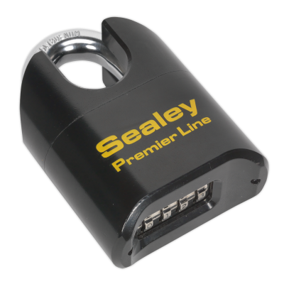 Premier Steel Body Combination Padlock Shrouded Shackle 62mm Premier Steel Body Combination Padlock Shrouded Shackle 62mm