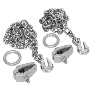 Chain Kit 2 x 2m Chains 2 x Clamps Chain Kit 2 x 2m Chains 2 x Clamps