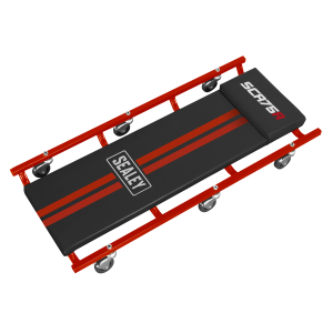 American-Style Deluxe Creeper 36" with Steel Frame & 6 Wheels - Red American-Style Deluxe Creeper 36" with Steel Frame & 6 Wheels - Red