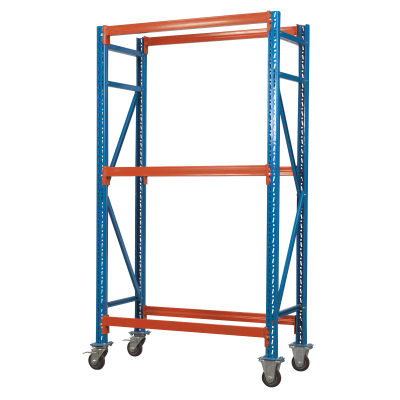 2-Level Mobile Tyre Rack 200kg Capacity Per Level 2-Level Mobile Tyre Rack 200kg Capacity Per Level