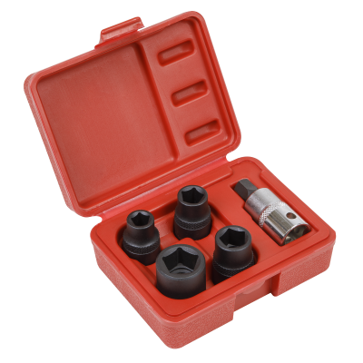 Brake Caliper Socket Set 1/2"Sq Drive 5pc