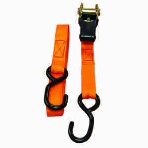 3.5m x 25mm Orange Ratchet Strap Set (2 Pack)(JEFRS03.5-02)