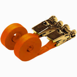 4.5m x 25mm Orange Ratchet Strap Set (2 Pack)(JEFRS04.5-02)